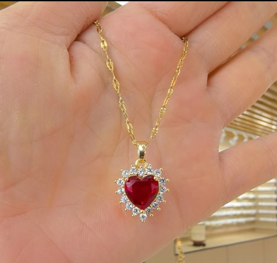 Red pendent Necklace